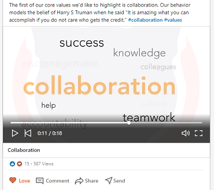 Collaboration video